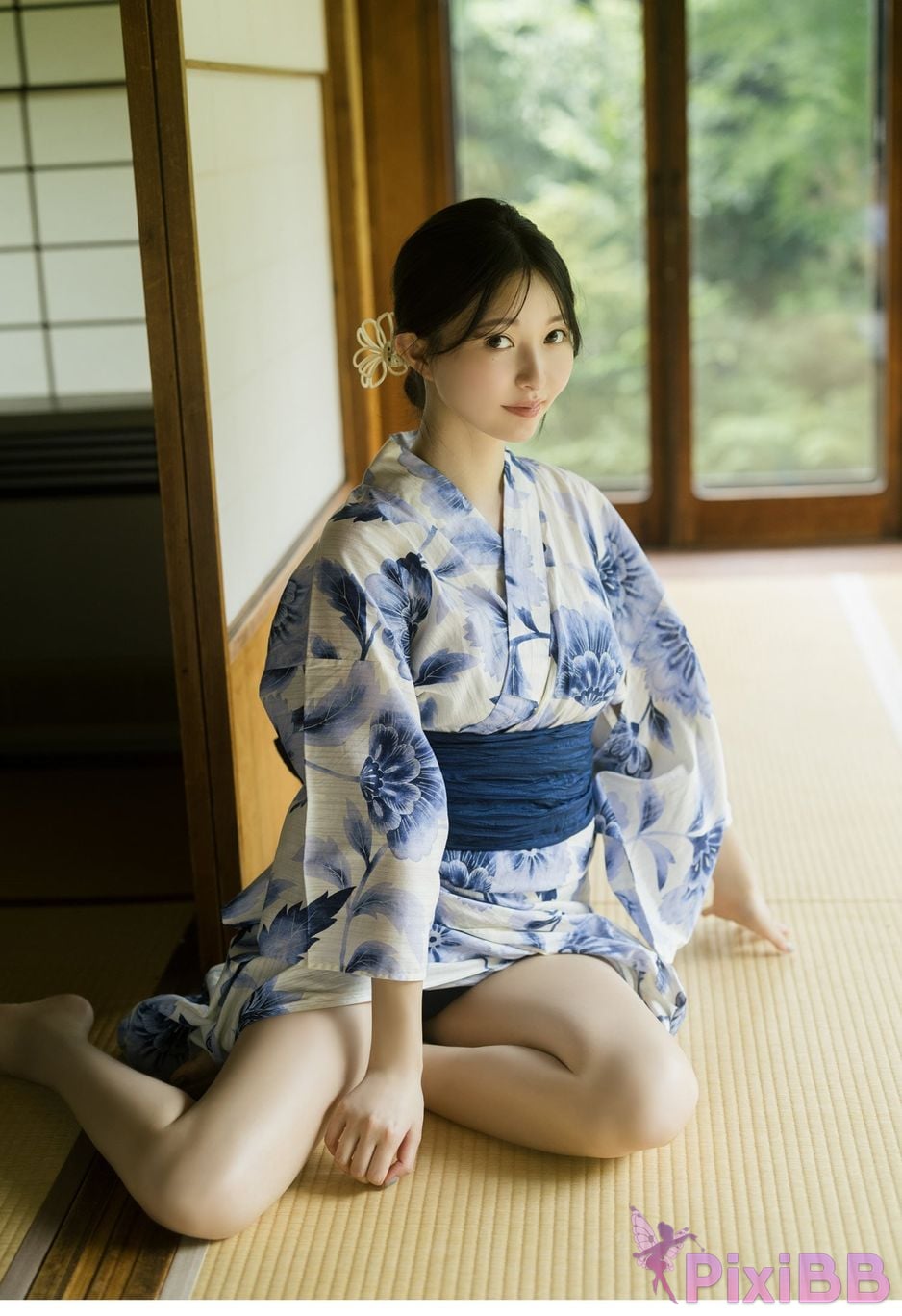 Japanese Idol Moka Hashimoto Moeka Digital only YJ PHOTO BOOK Tomoka SideB Neat and full of surprises Moka san PixiBB (33)